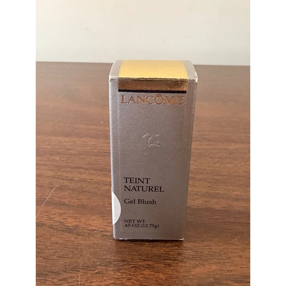 Lancome Teint Naturel Gel Blush Ambre 0.45 oz Vintage Makeup New in Box D12